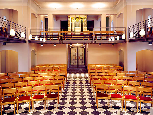 Evangelische Kirche Bensberg, Neugestaltung des Innenraumes, Orgelempore