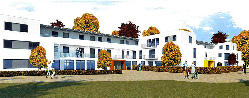 Entwurf Mehrgenerationenhaus in Bergisch Gladbach, An der Wallburg